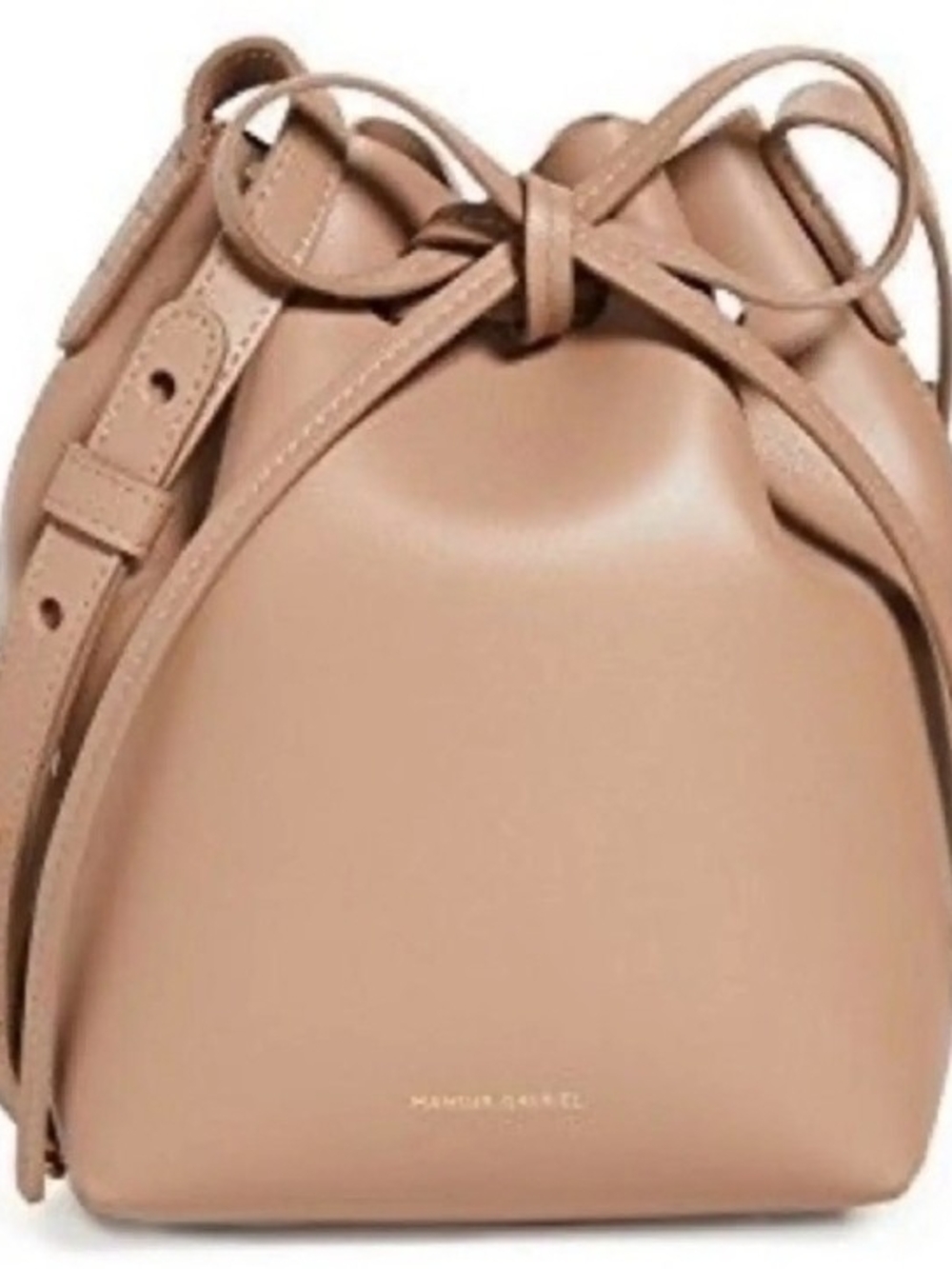 Mansur Gavriel Women's Blush Tan Leather Mini Bucket Bag